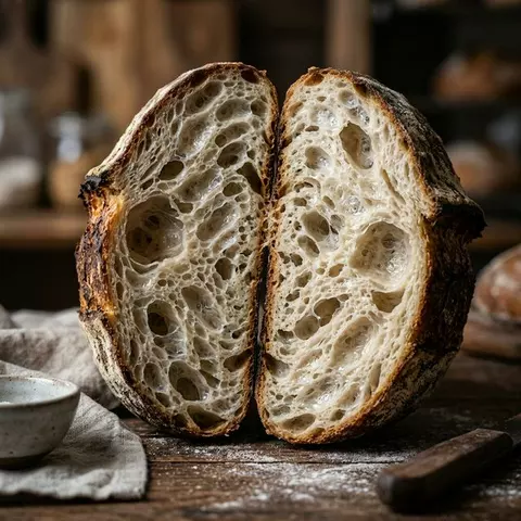 Hydration Mechanics: The Chemistry of Sourdough Crumb Structure